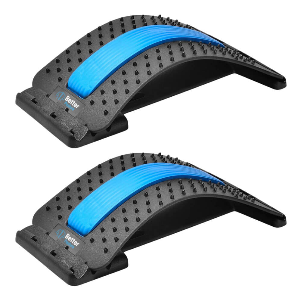Pachet 2 dispozitive pentru zona lombara 3in1 Better Posture Pro, pentru intinderea, masajul si relaxarea spatelui #20 - Poza 1