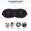 Pachet 2 masti de dormit Better Posture 3D cu saculet si dopuri de urechi #23 - Poza 4