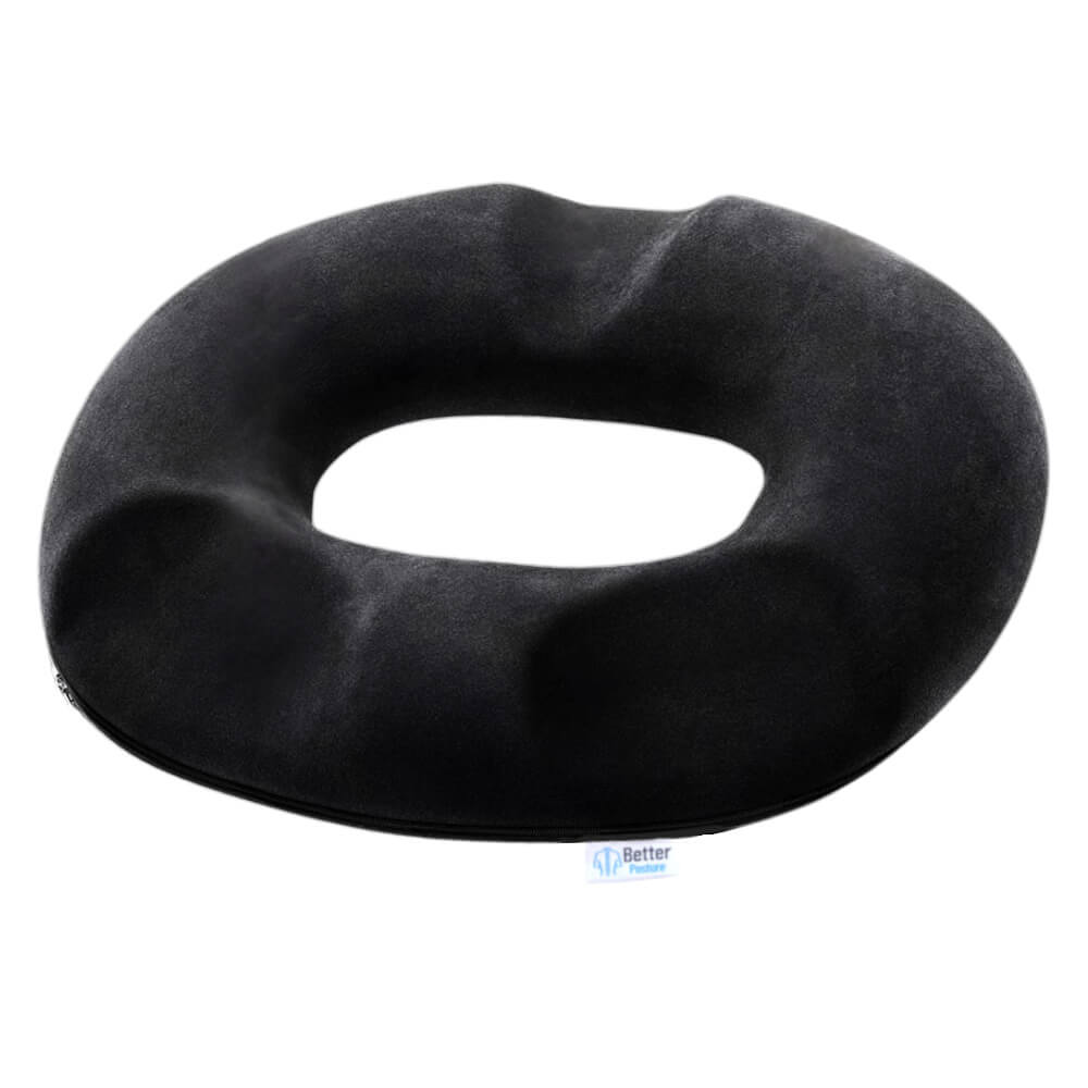 Perna ortopedica colac pentru hemoroizi, de sezut, din spuma cu memorie Better Posture Pro - Poza 1